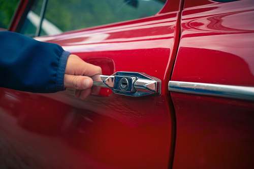 aschau im chiemgau person holding car door germany